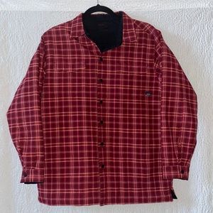 PIPING HOT Plaid Lined Long Sleeve Shacket